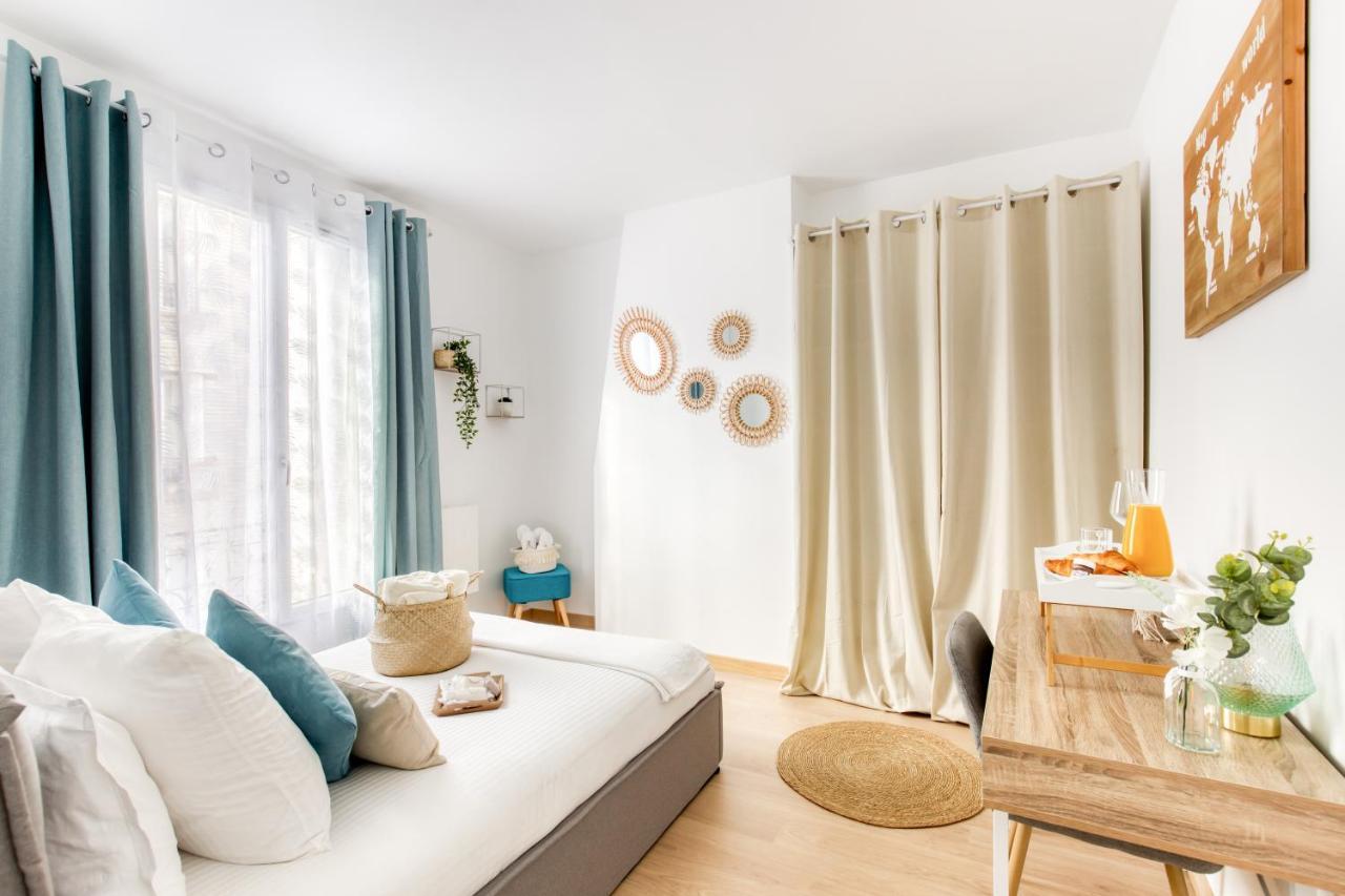 Apartamento Grand Line - Parking- Métro 5 - Easy Check-in - Netflix - Disney Plus Pantin Exterior foto